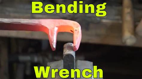 Forging A Scroll Wrench Or Bending Fork Blacksmith Tools Youtube