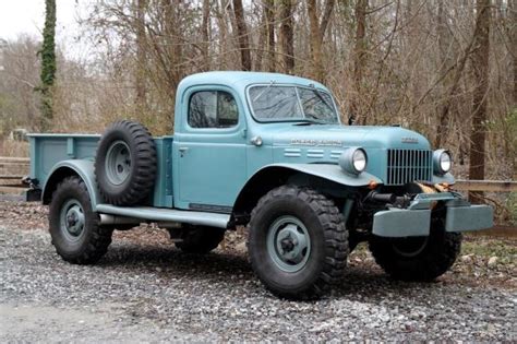 Nicely Upgraded 1949 Dodge Power Wagon V8 Dodge Power Wagon Power