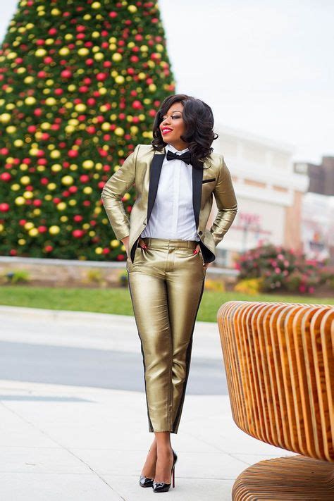 9 Gold Suits And Outfits Ideas Outfits Suits For Women Pantsuit