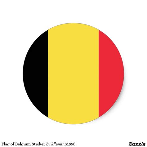 Flag Of Belgium Sticker Zazzle Flag Stickers Tool Design