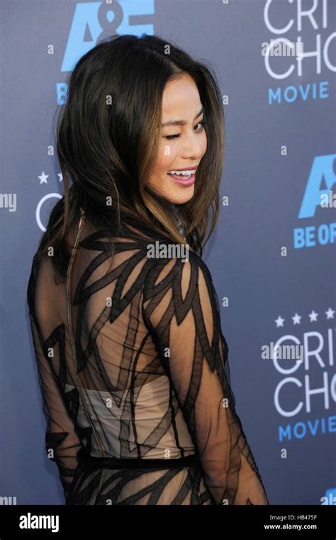 jamie chung attends the 20th critics choice movie awards at the hollywood palladium on january