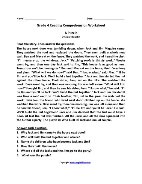 5th Grade Reading Comprehension Worksheet Multiple Choice 5th Grade