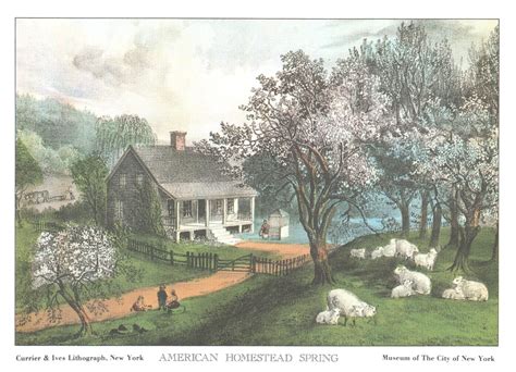 Currier And Ives Lithographs American Homestead Reproductions Etsy