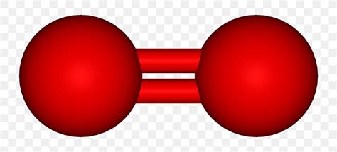 Ball And Stick Model Dioxygen Chemistry Molecule Png 800x373px