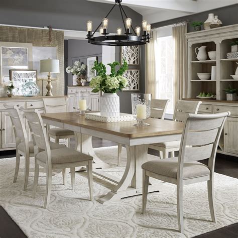 Liberty 652 Dr O7trs Farmhouse Reimagined Dining Room