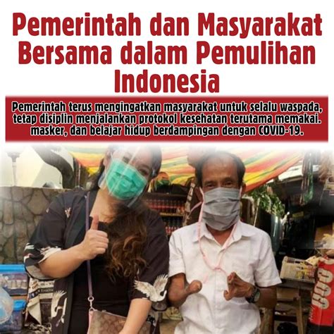 Pemerintah Dan Masyarakat Bersama Dalam Pemulihan Indonesia Harian Dewata