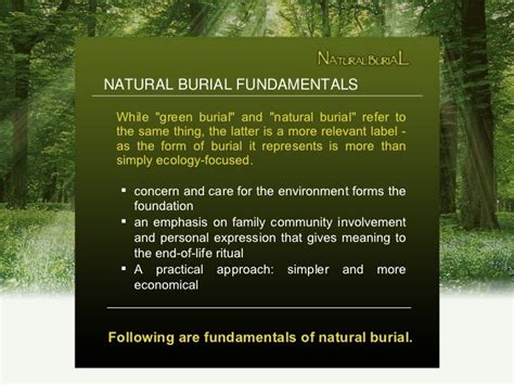 Natural Burial Slideshow