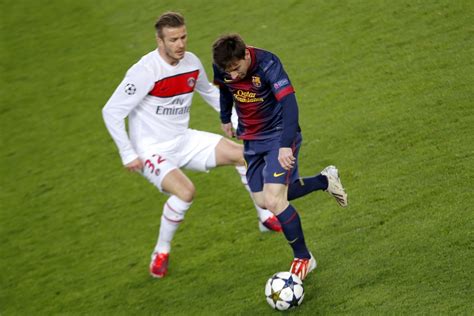 David Beckham Reveals Lionel Messi Embarrassed Him Into Retirement