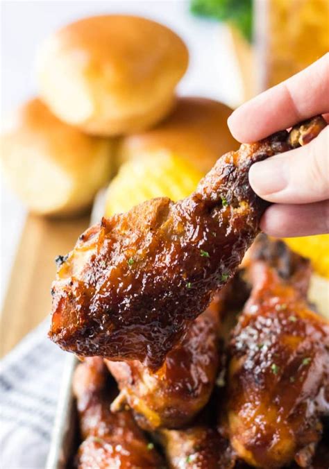Slow Cooker Honey Bbq Drumsticks Life With The Crust Cut Off
