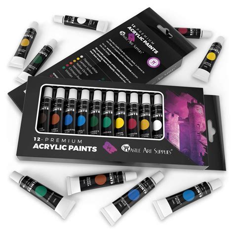 Castle Art Supplies Acrylic Paint Set For Beginners Students Or
