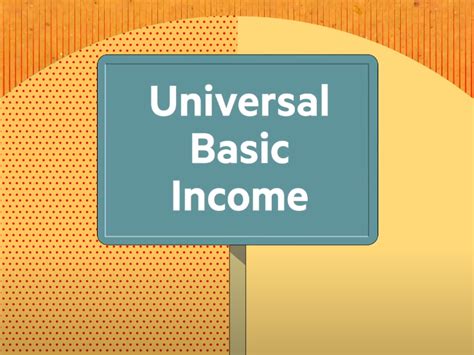 Introduction To Universal Basic Income A Level Economics Teaching Resources