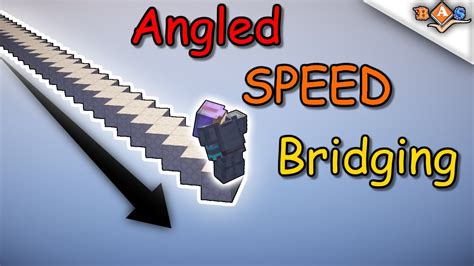 How To Diagonally Speed Bridge In Minecraft Bas Youtube