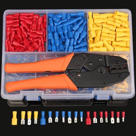 900pcs Insulated Malefemale Spade Wire Terminals Butt Connectors Kit