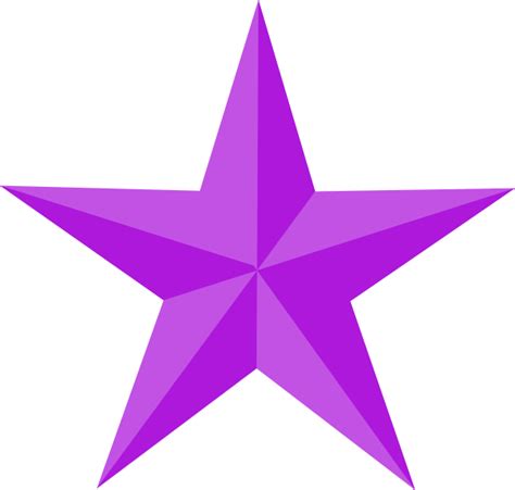Purple Star Clip Art At Vector Clip Art Online Royalty