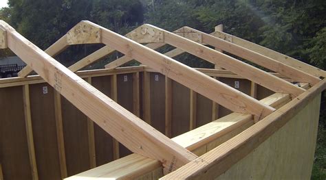 How To Build A Shed Part 4 Building Roof Rafters Building A Shed