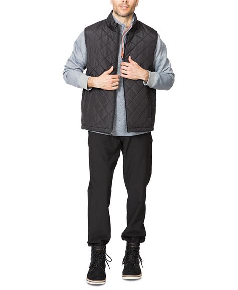 Hawke And Co Men S Diamond Quilted Vest Created For Macy S Macy S