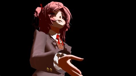 Mmd Ddlc When The Bra Stuffer Calls Your Poem Cute Youtube