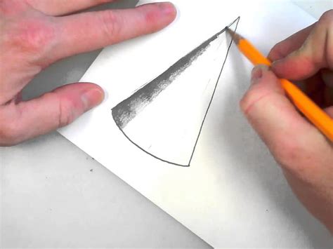 Cone Drawing And Shading Youtube