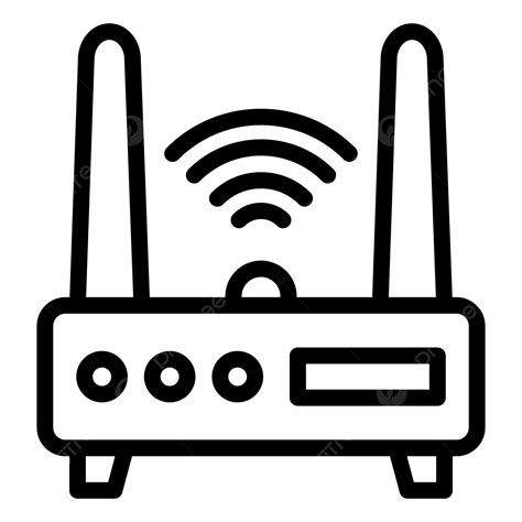Router Vector Icon Design Illustration Router Conection Wifi Router
