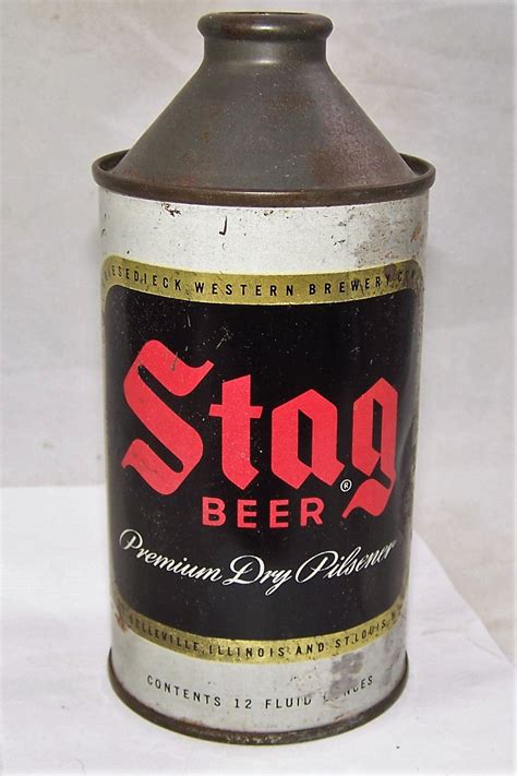 Stag Cone Top Beer Can Beer Cans Plus
