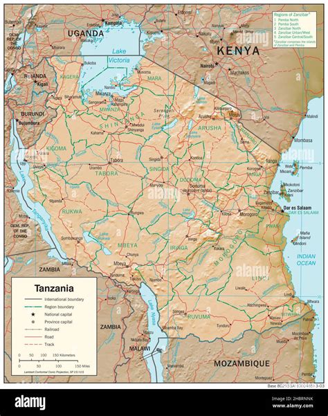 2003 Tanzania Map Hi Res Stock Photography And Images Alamy