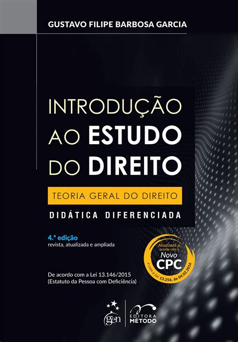 Introdução ao Estudo do Direito Didática Diferenciada PDF Gustavo Filipe Barbosa Garcia