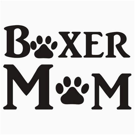 Boxer Mom Fitted Scoop T Shirt Boxer Mom Boxer Dog