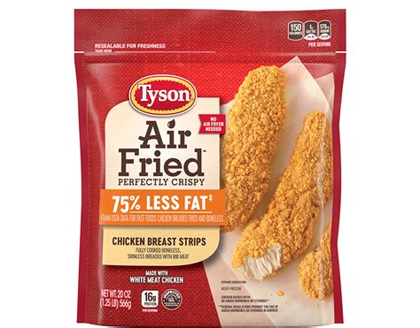 Air Fried Chicken Strips Tyson Brand