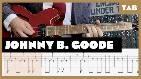 Chuck Berry Johnny B Goode Guitar Tab Lesson Cover Tutorial