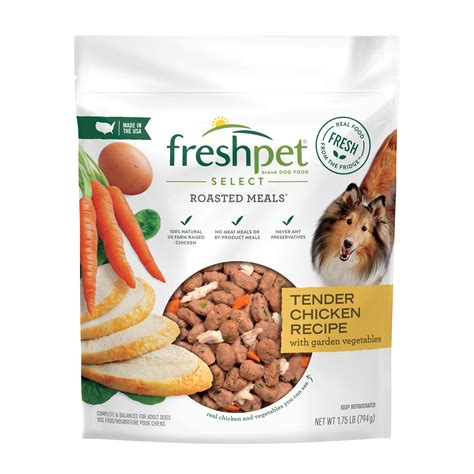 Freshpet Select Tender Chicken Roasted Meals Dog Food Recipe 175 Lb
