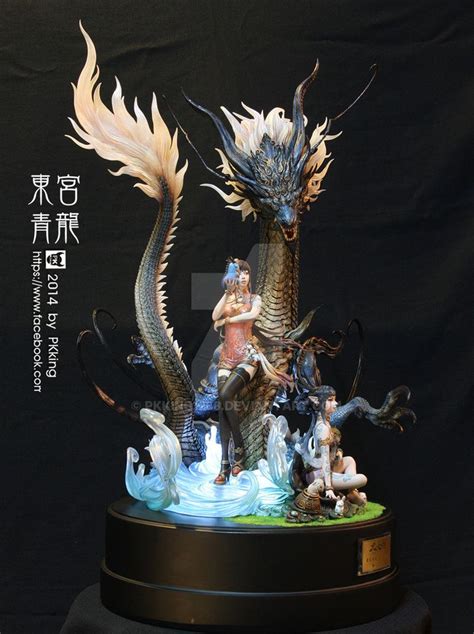 Azure Dragon Dragon Sculpture Art Sculpture