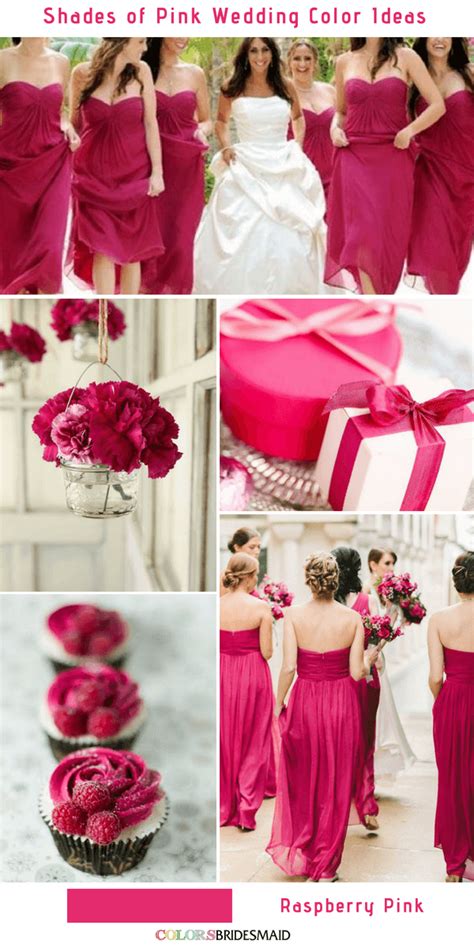 9 Prettiest Shades Of Pink Wedding Color Ideas Pink Wedding Colors