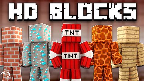 Hd Block Skins By Pickaxe Studios Minecraft Skin Pack Minecraft