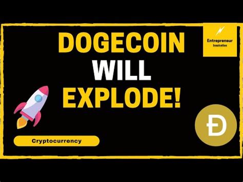 If dogecoin reaches $1 valuation per token, the total market cap of doge would be $180 billion. Dogecoin Is Going To Hit $1?! I Price Prediction and ...