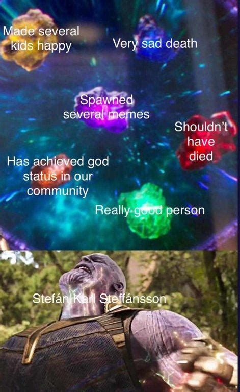 Thanos Completes The Gauntlet Know Your Meme