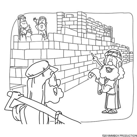 Nehemiah Rebuilt The Jerusalems Walls Bible Story Crafts Bible Crafts