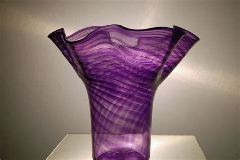 Memorial Art Glass Purple Vase Purple All Things Purple