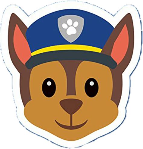 Download Chase Sticker Png Paw Patrol Face Png Clipart 1065504