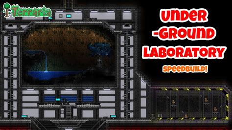 Terraria Underground Laboratory Speed Build Commentary YouTube