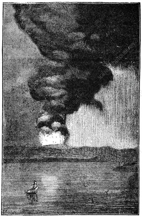 Eruption Of Krakatoa 1883 Stock Image C0114992 Science Photo