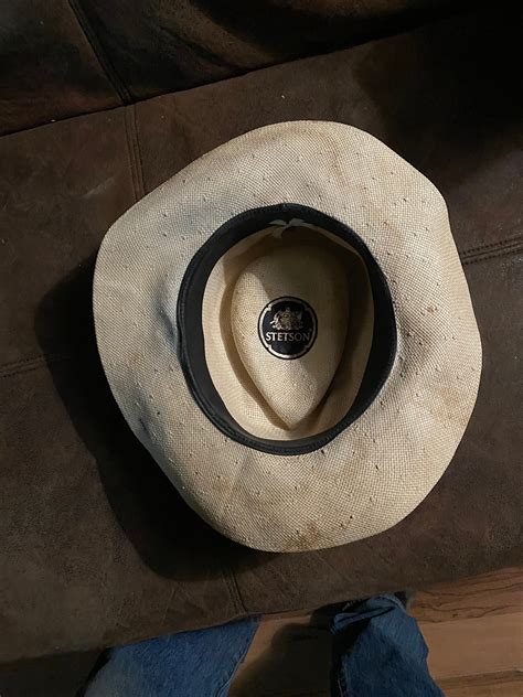 Stetson Vintage Panama Hat 7 12 Etsy