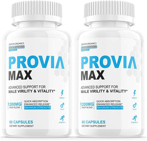 Provia Max No2 For Men Pills Muscle Proviamax 120 Capsules 2 Pack