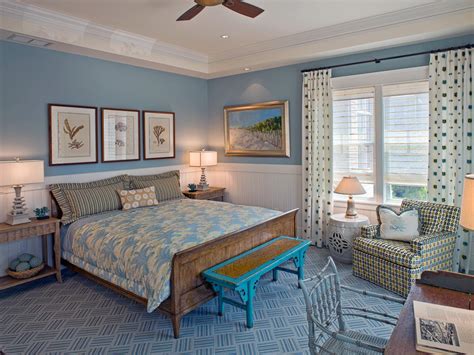 The bedding is from lexington clothing co., as is the area rug. Blue Master Bedroom Ideas | HGTV