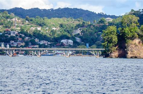 View Of Samana Bay And Bridge Dominican Republic Editorial Photography