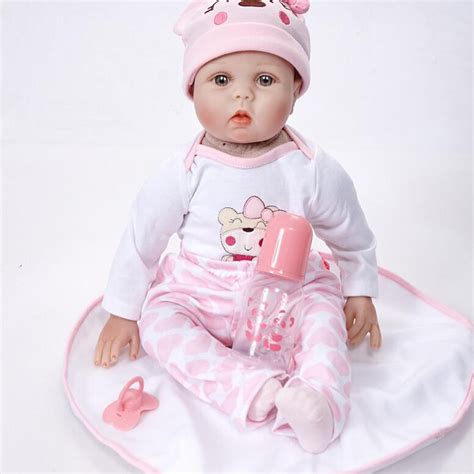 Lifelike Princess Girl Reborn Doll 22 Inch Realistic Silicone Real