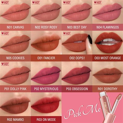 Jual ORIGINAL PINKFLASH Lip Cream Melting Matte Cair LipCream Liquid Lipstick Pink Flash PF L