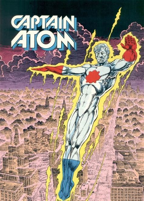 Captain Atom By Pat Broderick Atom Dc Comics Artwork Superhero