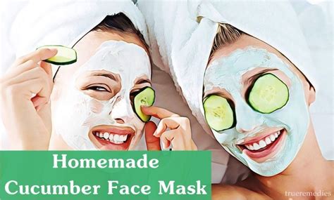 Diy Homemade Cucumber Face Mask For Sensitive Dry And Oily Skin