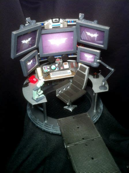 Batcomputer Batman Custom Diorama Playset Gi Joe Batman Batcave