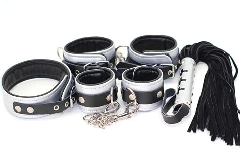 Buy New Deluxe 4 Pcs Leather Sex Restraint Kits